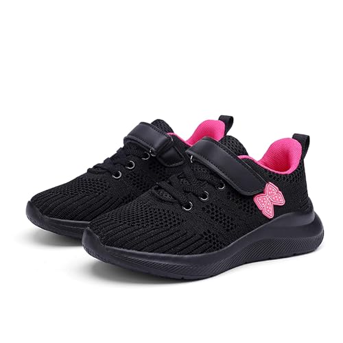 Kids Tennis Mesh Sneakers Fashion Lightweight Non-Slip Breathable Comfortable Girls Boys Casual Running Shoes