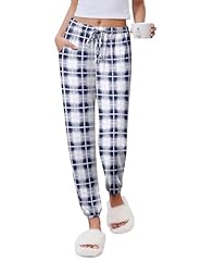 Navy and White Plaid