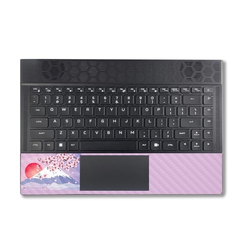 Image of MightySkins Carbon Fiber Skin Compatible with Alienware X14 R2 (2023) Full Wrap Kit - Fuji Sunset | Protective, Durable Textured Carbon Fiber Finish | Easy to Apply & Change Styles | Made in The USA