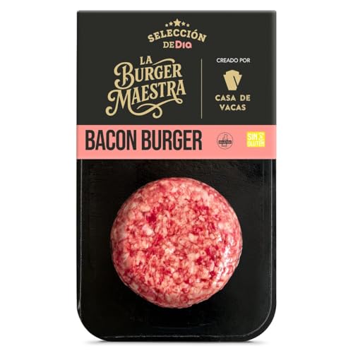 Burger de vacuno con bacon Selección de Dia bandeja 150 g aprox.