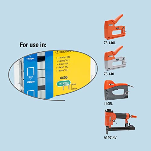 Tacwise 0350 Selection Pack of Type 140/6-14mm Heavy Duty Galvanised Staples, Pack of 4400, Silver 3 Tacwise 0350 Selection Pack of Type 140/6-14mm Heavy Duty Galvanised Staples, Pack of 4400, Silver - Image 3