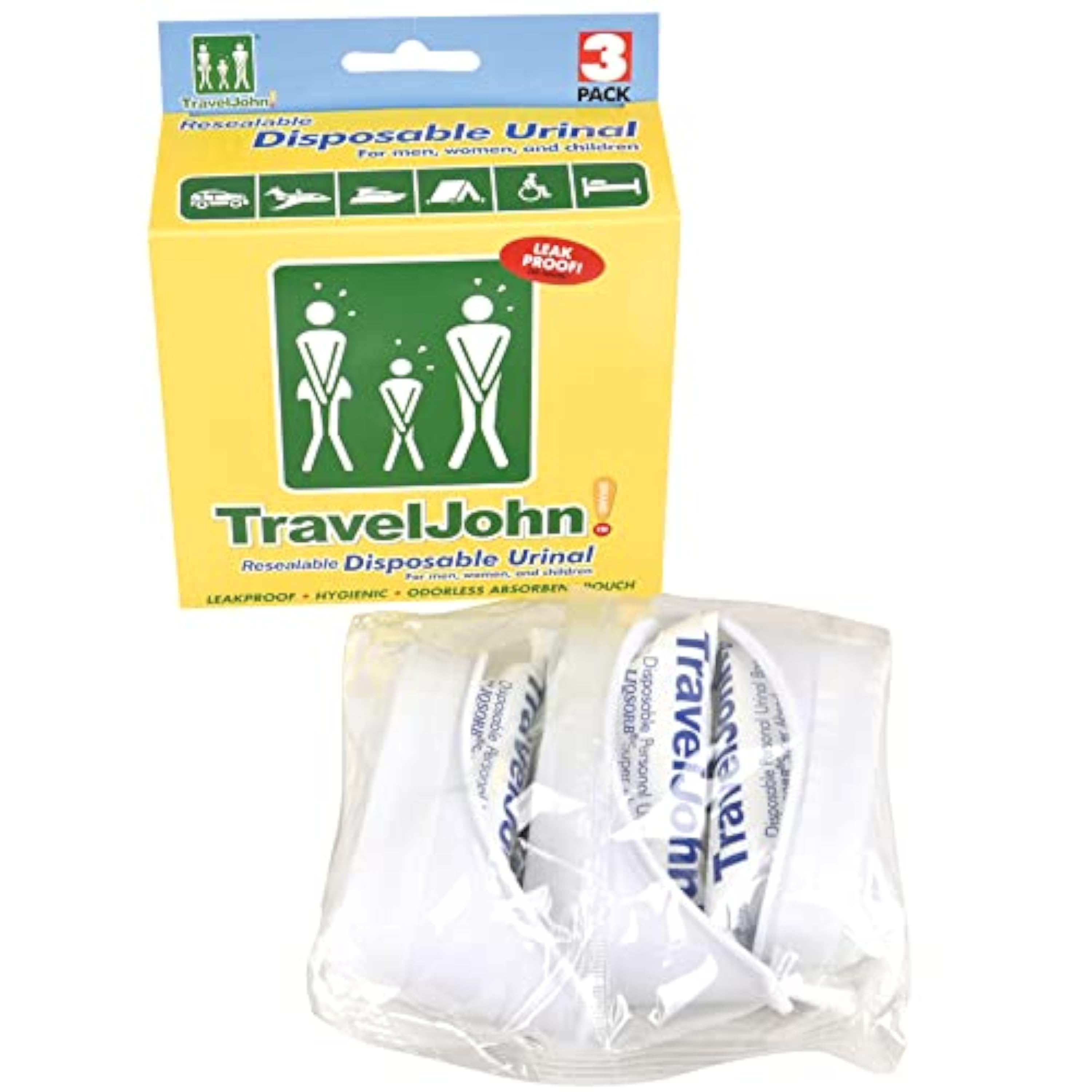 Care Plus Able Travel John– Bolsa-orinal para viajes