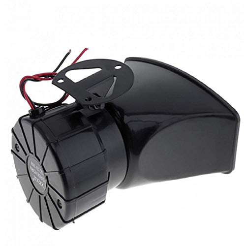 image for Enshey 12V 100W Car Alarm 5 Tone Loud Security Alarm Car Horn Siren Wa
