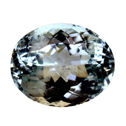 Aigue-marine Maria naturelle ovale 19mm pour haute joaillerie unique