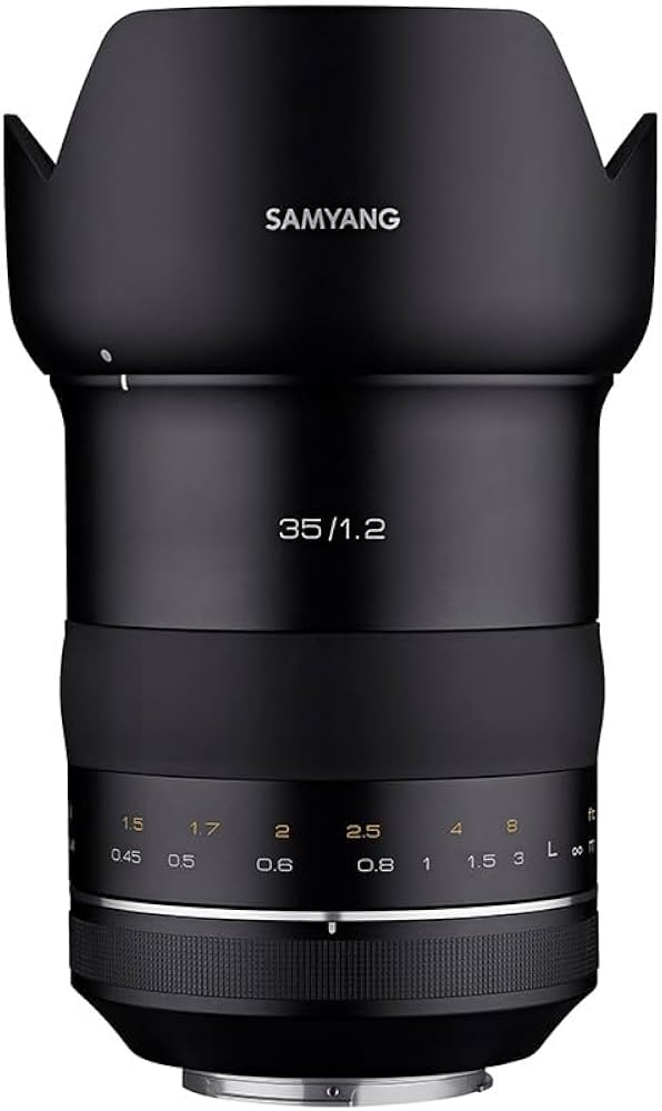 Amazon.com : Samyang XP 35mm F1.2 High Speed Wide Angle Lens for