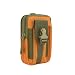 MoKo Universal Outdoor Waist Bag, Tactical EDC Molle Pouch Camping Purse Fit 6.8" Phone, iPhone 11 Pro/11/11 Pro Max/Xs Max/XR/Xs/X, Samsung Galaxy Note 10/Note 10 Plus/S10e/S10/S10 Plus - Orange