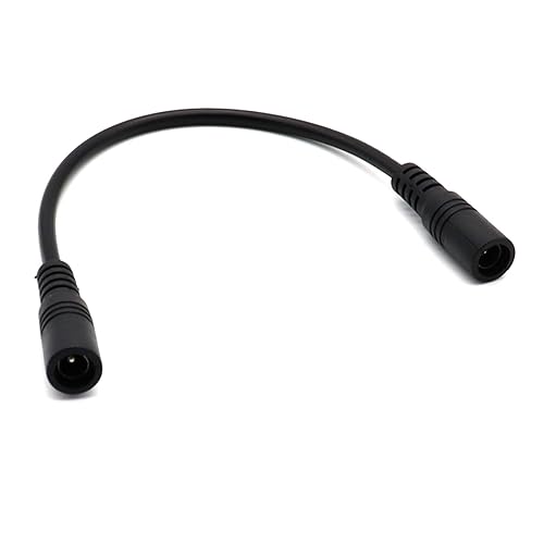 Miniatura 4 de Disscool Cable adaptador de cable de extensión de alimentación CC hembra a hembra de 0.217 in x 0.083 in, cable de 12 V/24 V 3A para cámara de