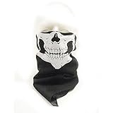 Skull mask bandanna headwear bandana scary