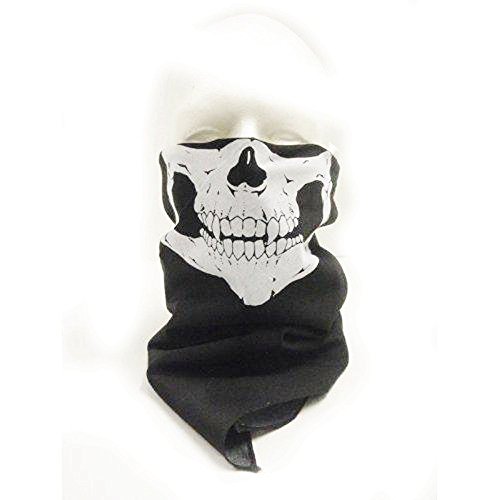 Skull mask bandanna headwear bandana scary