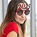 Ciieeo New Year Glasses 5Pcs Creative Winter Party Eyewear for Celebrations Chic Office Decor & Graduation Events Fashion Glasses with Clear Lenses