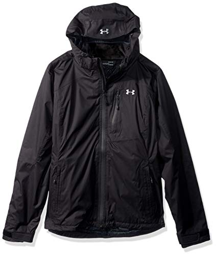 Under Armour Women's Prime 3-in-1 Jacket, Black (001)/Overcast Gray, Large
