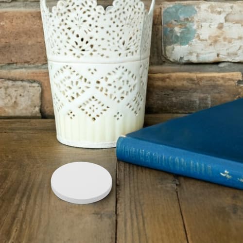 ARTIBETTER Brennofenmatte Keramikplatte Ø 9,5cm aus Aluminiumoxid Hitzebeständig und Antihaftbeschichtet für Töpferofen Elektrischen Brennofen und Glasurbrand