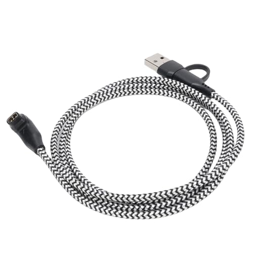 Sxhlseller COROS PACE Pro �X�}�[�g�E�H�b�`�p 2 in 1 �[�d�P�[�u���A���� 1m �� USB A ����� Type C �R�[�h�ŋ}���[�d�Ɠ������ꂽ���S�d���h�߂�����