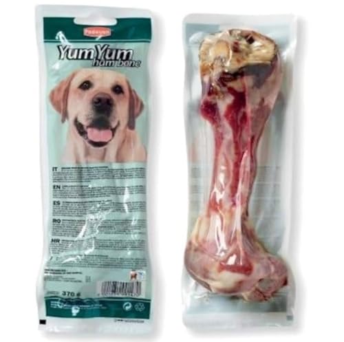 Hueso de jamón para perros – 5 unidades de 370 g