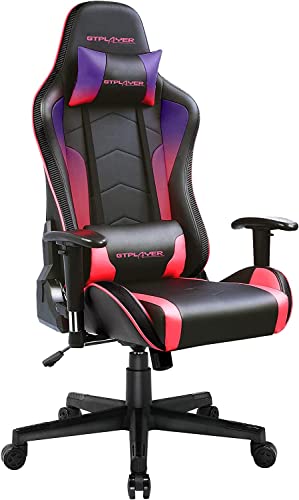 GTPLAYER Chaise Gaming Fauteuil de Bureau Chaise Gamer Music avec Haut-Parleur Bluetooth, Design Ergonomique (Coloré) Cover
