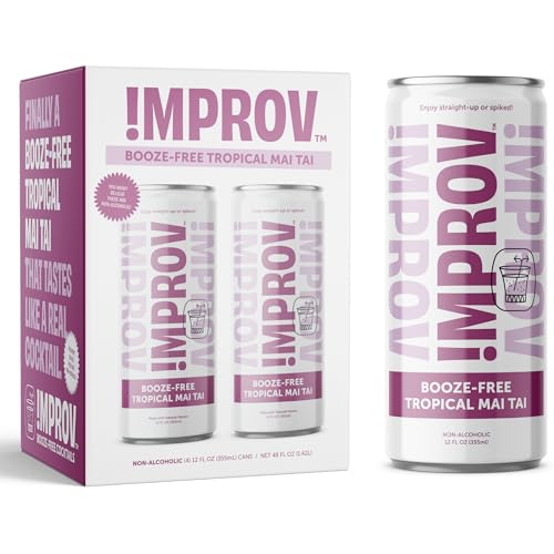 Miniatura 8 de IMPROV Cócteles sin alcohol, bebida sin alcohol de 12 onzas, mezclador de bebidas sin alcohol, vegano, sin gluten, cero prueba (paquete de 4)