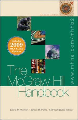 The McGraw-Hill Handbook (hardcover) - 2009 MLA & APA Update, Student Edition