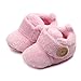 ZUMUii Butterme Nouveau-né Fleece Bootie, Unisexe bébé Premium, Doux Semelle antidérapante pour Nourrissons Prewalker Chaussures Enfant en Bas âge