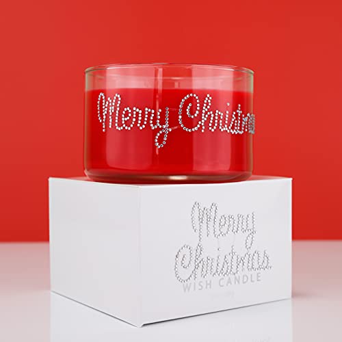 Primal Elements Merry Christimas Wish Candle, 11-Ounce