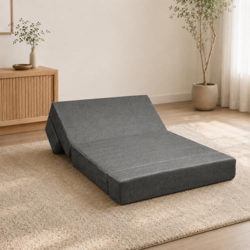 Urban Decor 3x6-Feet 1 Seater Sofa Cum Bed, Grey - Image 5
