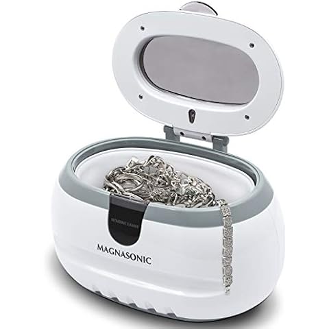 Magnasonic Professional Ultrasonic Jewelry Cleaner Machine for Cleaning Eyeglasses, Watches, Rings, Necklaces, Coins, Razors, Combs, Tools, Parts, Instruments (CD2800) Cover