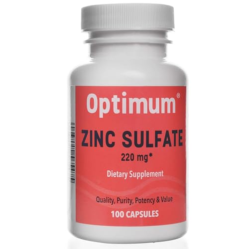 Zinc Sulfate 220 mg 100 Count Capsules