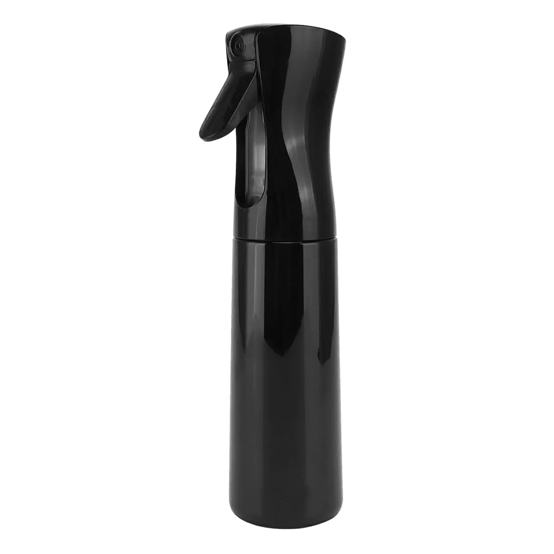 Fitspi Black 300Ml Hair Spray Bottle, Continuous Fine Mist Spray Bottles, Sprayer Water Bottles Mister For Salon Hairstyling, Gardening, Plants, Home Cleaning (Black)