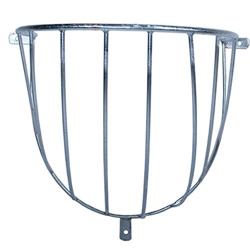HELO Heuraufe Futtertrog Futterraufe Raufe verzinkt Pferdebox Pferd Schafe Rinder Kuh (SF 12-70x52x61 cm)