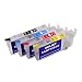 Produktbild KEAAN 812 812XL nachfüllbare Tintenpatrone mit Chip, kompatibel mit Ep-Son Workforce WF-7820 WF-7840 WF-7845 EC-C7000 WF-7830 WF-7835 Drucker