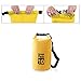 Bear Outdoor Dry Sack/Waterproof Bag for Boating, Kayaking, Hiking, Snowboarding, Camping, Rafting, Fishing and Backpacking (Yellow, 10L)