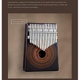 Kalimba 17 clés piano piano premium bois massif, avec un marteau de réglage, un sac, un tissu, un livre de chansons, un… - Les Beatles, Paul McCartney, John Lennon, RIngo Starr, George Harrison Kalimba 17 clés piano piano premium bois massif, avec un marteau de réglage, un sac, un tissu, un livre de chansons, un… – Image 5