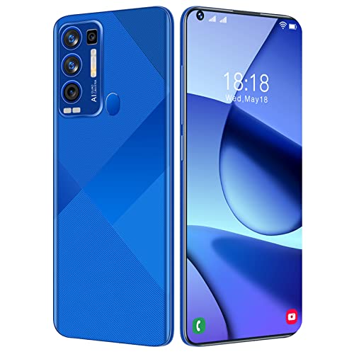 oneforus Teléfono Inteligente Resistente GT Master 4g LTE Dual Sim Desbloqueado, 4 GB + 64 GB, Android 11, Pantalla HD De 6.8 Pulgadas, WiFi + BT + FM + GPS, Batería De 4800 Mah,Blue-US Cover