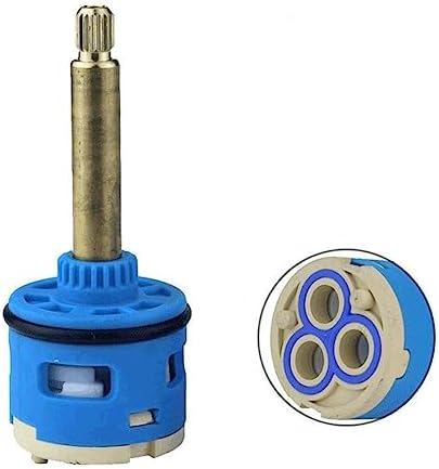 ZYNCUE 1 Pack 3 Way Shower Flow Diverter Valve Cartridge ABS Brass Tap Parts for Valore VS-1205 Tap Diverter Dimensions 33mm x 68mm