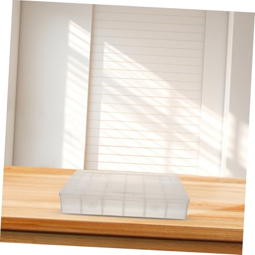 Boîte de rangement transparente modulable NUOBESTY avec 2 pièces grand format