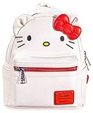 Loungefly Sanrio Hello Kitty Big Face Cosplay Womens Double Strap Shoulder Bag Purse