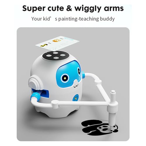 Robot de dessin pour enfant avec batterie 1800 mAh en ABS