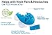 ✔List Neck Head Hammock for Neck Pain Relief Portable Neck Relief Hammock for Cervical Pain Bundle with Neck Relaxer, Eye Mask and Travel Bag
