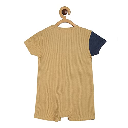 Image of miniklub Baby Boy Colourblocked Romper