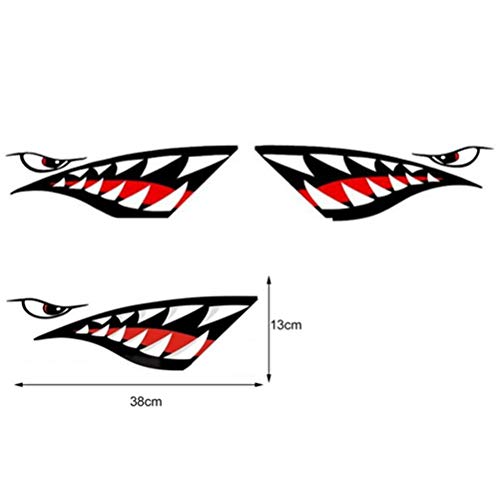 LIOOBO Adesivo Bocca di squalo per Accessori di