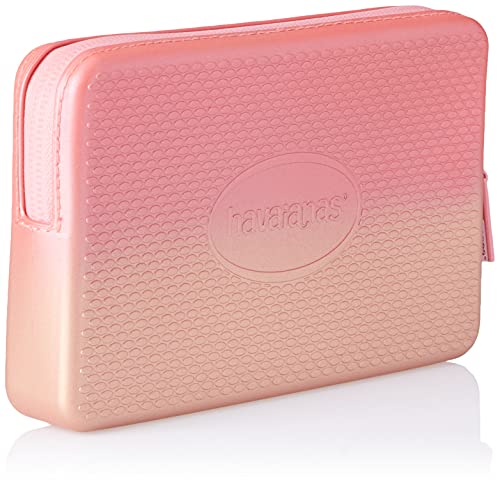 Mini Bag Plus Metálica, Havaianas, Adulto Unissex, Dourado Blush/Rosa Hibisco, U