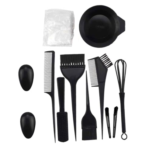 Alipis Kit Tintura Chioma 12 Pezzi, Ciotole Miscelazione Colore Termoisolanti, Strumenti Antistatici Copri Orecchie, per Uso Professionale e Fai-da-te, Adatto a Tutti i Tipi di Chioma