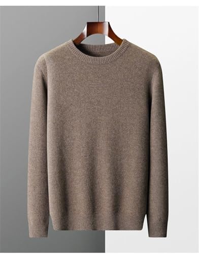Men 100% Solid Wool Seamless Pullover Soft Loose Knit Wool Sweater for Spring Autumn Casual Outfits2