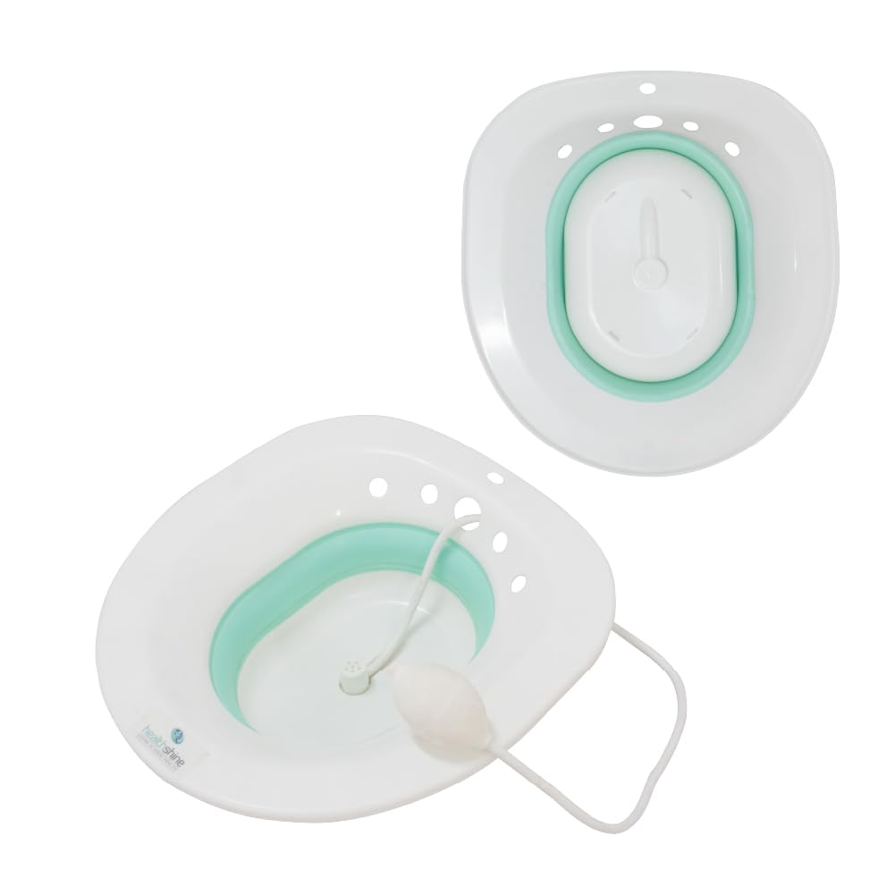 Healthshine Sitz Bath for All Toilet Seats with Flusher for Pregnant, Postpartum Care, Hemorrhoids, Vaginal/Anal Inflammation Treatment | Portable Perineal Soaking Basin (B0CZHY728M) Amazon Price History, Amazon Price Tracker