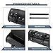 Motorcycle Handlebar Bag, Motorcycle Fork Tool Bag Motorcycle Tool Bag With 2 Straps PU Leather Black Universal for Motorcycle Front Forks Handlebar Sissybar Storage Bag 1