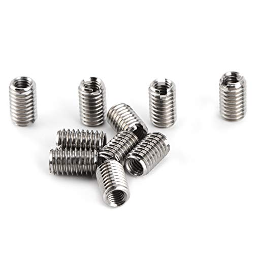 10pcs Reparação de Rosca Insira Fêmea M4x0.7 Machado M6x1.0 Reduzindo Porca de Aço Inoxidável Comput
