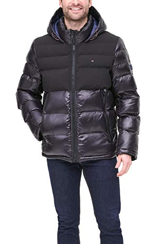 Image of Tommy Hilfiger Men's Classic Hooded Puffer Jacket (Standard and Big & Tall)