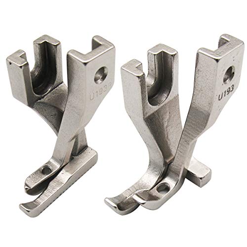 Set 2 Piezas Pie Prensatelas Derecho e Izquierdo para Máquina de Coser