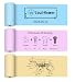 3 Color Direct Thermal Paper for PAPERANG Pocket Mobile Printer 57mm x 30mm Non-Adhesive, Black on Yellow/Blue/Pink