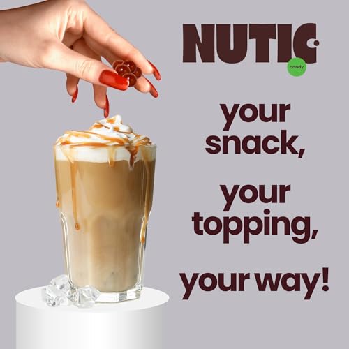 Nutic Gourmet Milk Chocolate Covered Espresso Beans - 1LB, Roasted Coffee Beans Covered in Milk Chocolate - Bulk (Pack of 1)