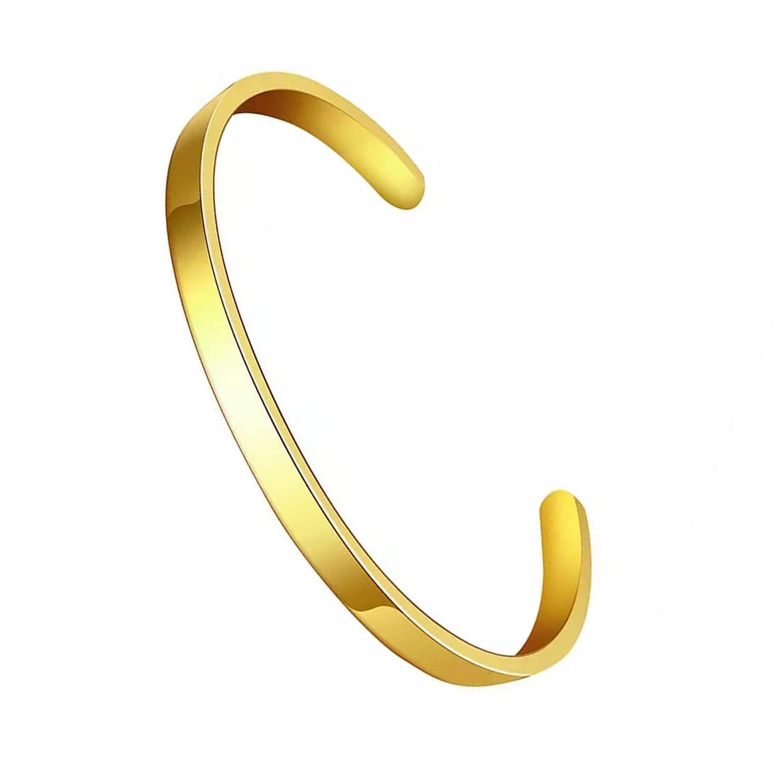 M Men Style Adjustable Mens Plain Handmade Brilliant Finish Punjabi Sikh Cuff Kada Gold Brass Bracelet For Men And Women SKa2022204 (B0B6W6JS17) Amazon Price History, Amazon Price Tracker